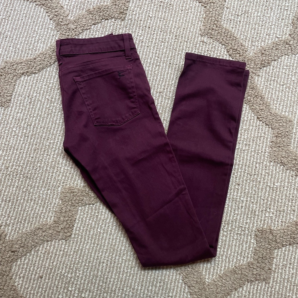 David khan burgundy pants